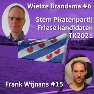Piratenpartij Friese Kandidaten #TK2021